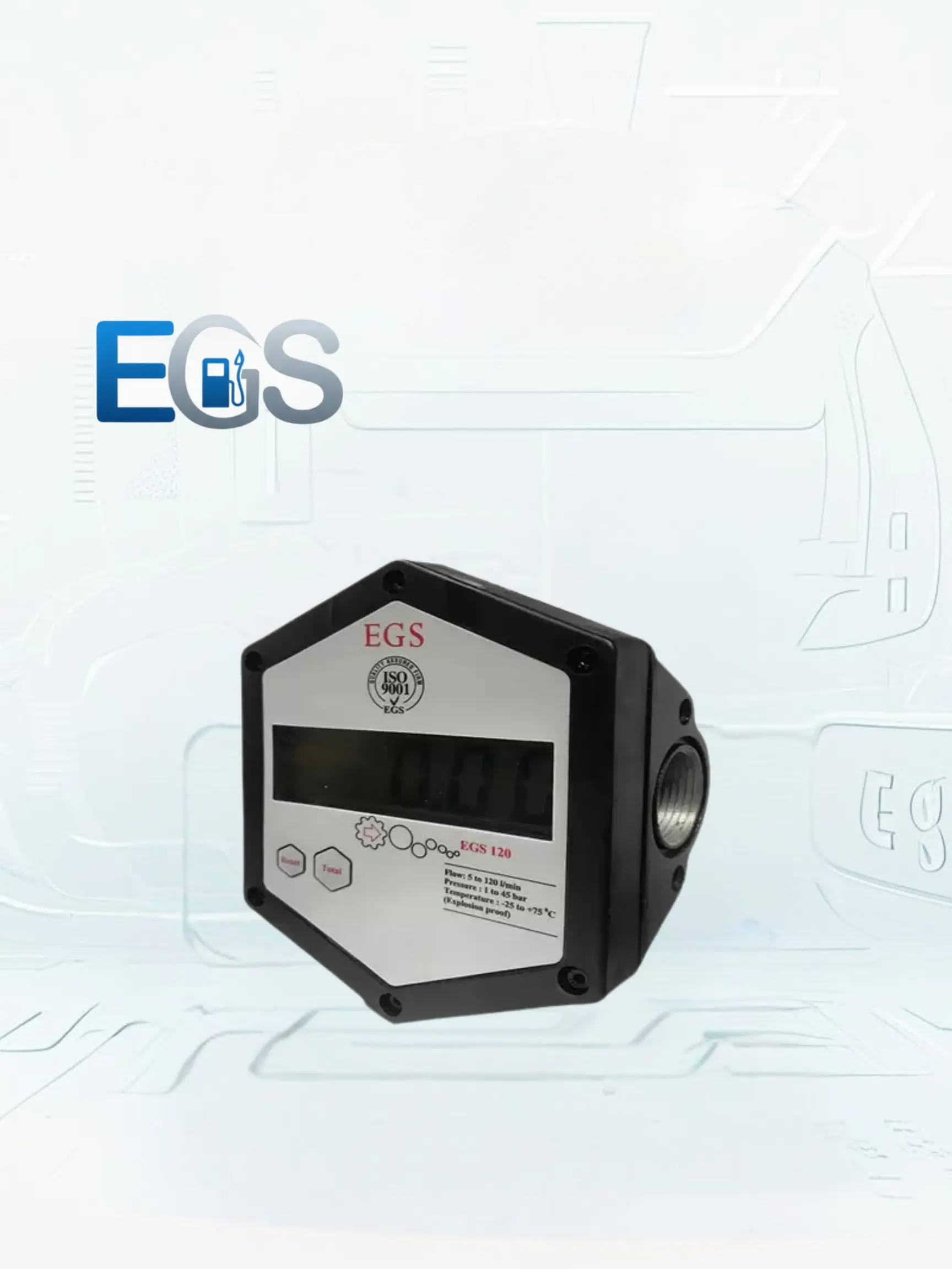لیتر شمار دیجیتال 1 اینچ EGS-120